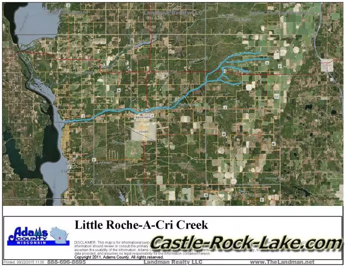 Little Roche A Cri Creek  Aerial Photo